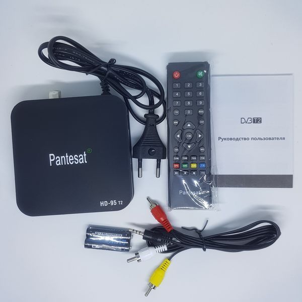 Тюнер DVB-T2 95 HD з підтримкою wi-fi адаптера, Цифровий ресивер, PNST ТВ тюнер, Т2 ефірний приймач 10322 фото