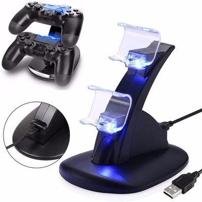 Двойная зарядная станция Charging Stand для PS4 \ Док станция для PS 4 геймпада NCSP4 фото