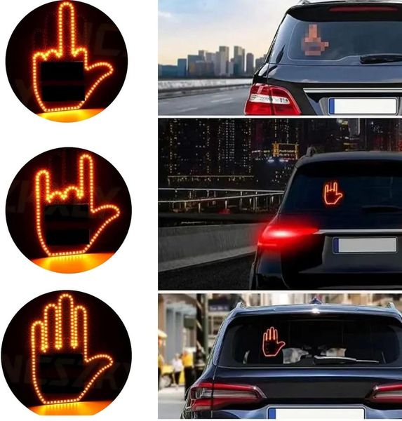 Светодиодная рука LED лампа с жестами для авто Hand Light c пультом управления HL1520 фото