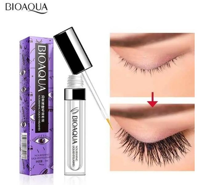 Сироватка для росту вій і брів BIOAQUA Nourishing Liquid Eyelashes (7 мл) F6542 фото