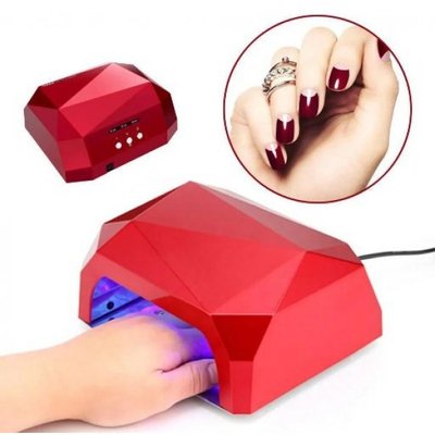 Гібридна ультрафіолетова CCFL+LED УФ лампа 36W Quick CCFL LED Nail Lamp UKC висувне дно FD36 фото