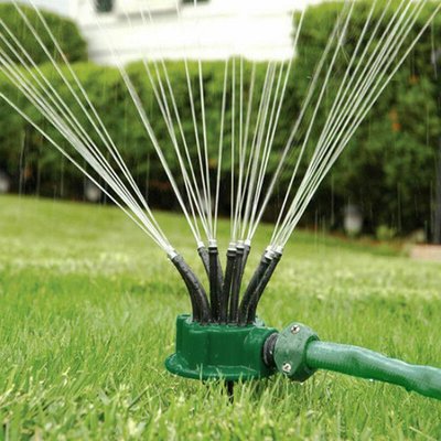 Розумна система поливання Multifunctional sprinkler розпилювач дощівник для поливання газону на 360 градусів NO360water фото