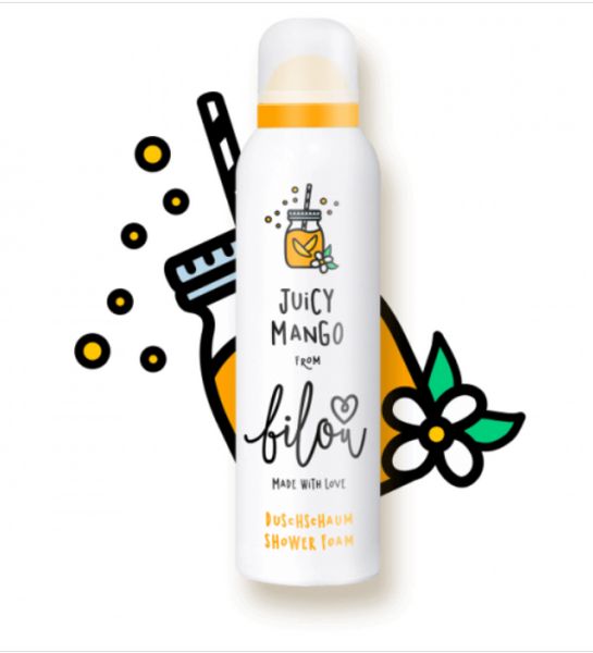 Пинка для душу Bilou Juicy Mango 200 мл, соковите манго,оригінал 123у42323 фото