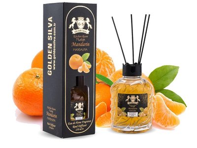 Аромадиффузор для дома Мандарин Golden Silva Reed Diffuser, 150 ml N6839417 фото