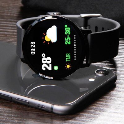 Smart Watch часы V11, Фитнес часы с IPS дисплеем, тонометр, пульсометр, шагомер Черные 9259-1 фото