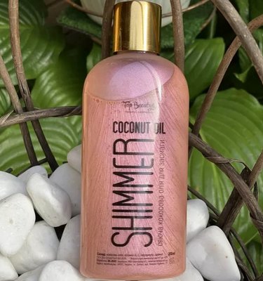 Кокосовое масло для загара с шиммером Top Beauty Coconut Oil Shimmer 200 мл Rose TopBeautyRose фото