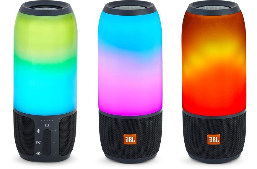 Колонка портативна бездротова JBL Pulse 3, Bluetooth Потужна! ЧЕРНАЯ 8998Ч фото