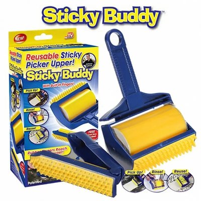 Щітка липкий валик Sticky Buddy для чищення килимів і одягу SH4328 фото