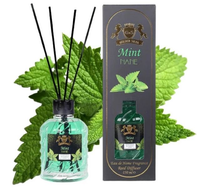 Аромадиффузор для дома Мята Golden Silva Reed Diffuser, 150 ml N6839405 фото